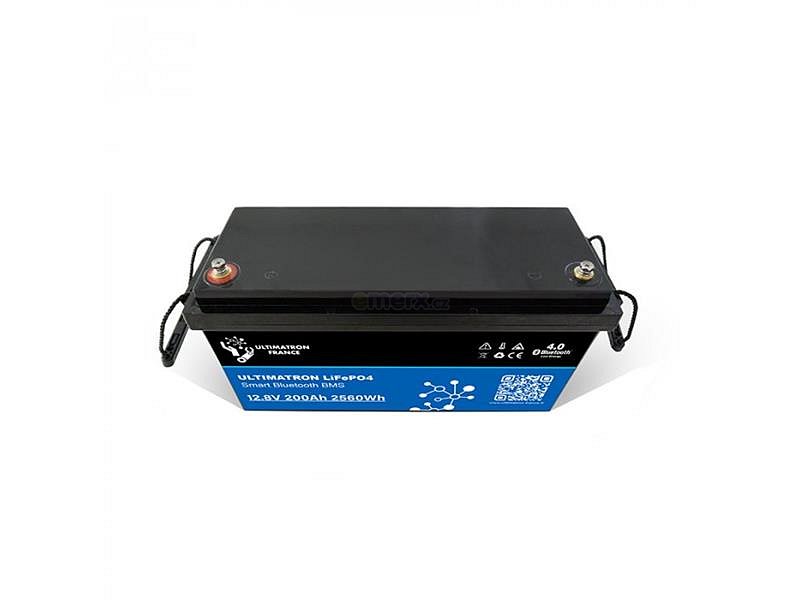 Baterie LiFePO4 12,8V 200Ah PRO Ultimatron Smart BMS