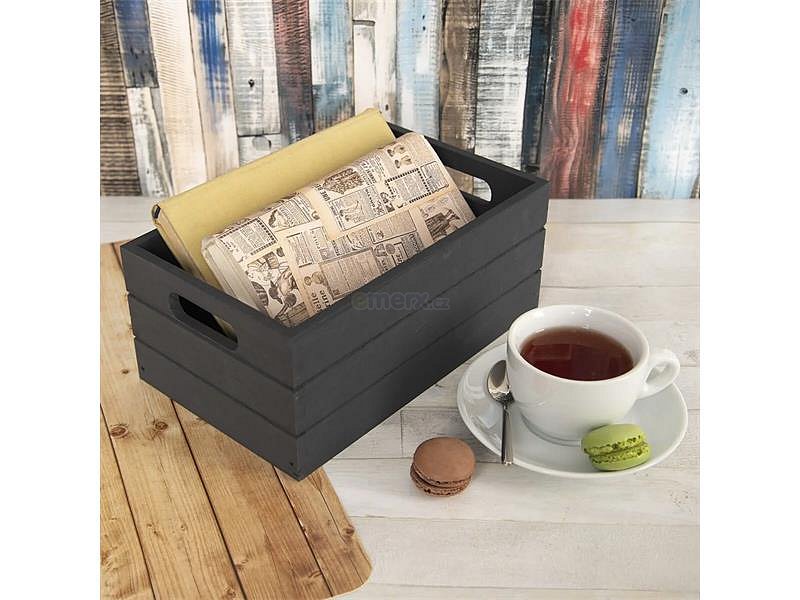 Bedýnka dekorativní ORION 26x16x11cm Antracit