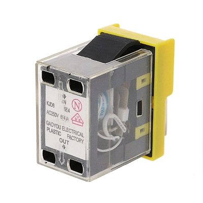 Bezpečnostní strojní elektromagnetický spínač, 250V/6A.