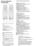 Český návod pro dálkový ovladač Lg 65SM8600PLA  náhradní dálkový ovladač stejný jako originál Magic, Smart