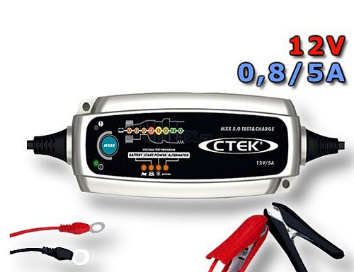 Nabíječka akumulátorů CTEK MXS 5.0 12V 5A TEST&CHARGE