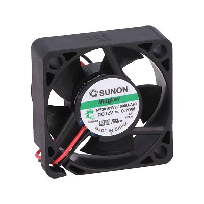 12V/32mA; 0,39W; 30x30x10mm; 8600 RPM; 20dB; VAPO MagLev