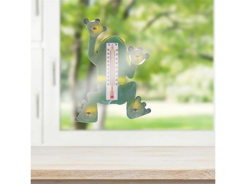 Teploměr okenní ORION Žába 23,5cm