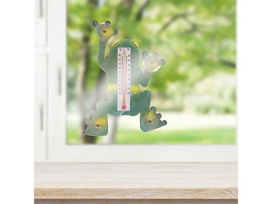 Teploměr okenní ORION Žába 23,5cm