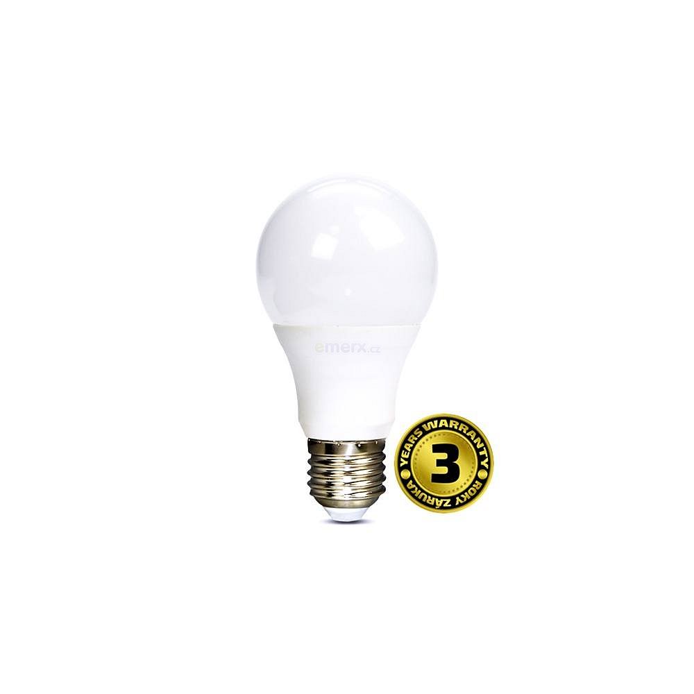 LED žárovka E27, 7W, 230VAC, teplá bílá 3000K, kulatá, 595lm (WZ504-1)