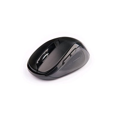 Optická bezdrátová myš,1600DPI, pravá, černá