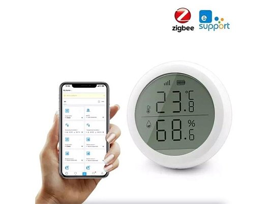 Smart teploměr s měřením vlhkosti MOES Temperature and Humidity Sensor ZigBee Tuya