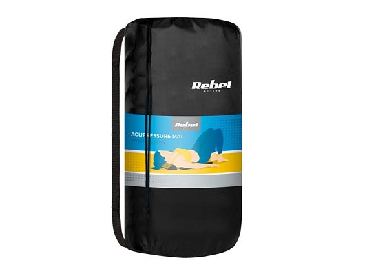 Akupresurní podložka REBEL RBA-6002-BK Black 72x42cm