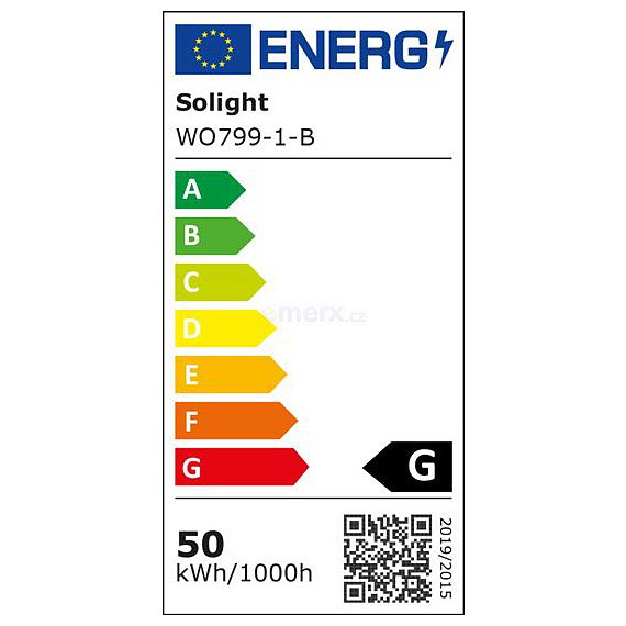Svítidlo stropní SOLIGHT WO799-1-B 50W