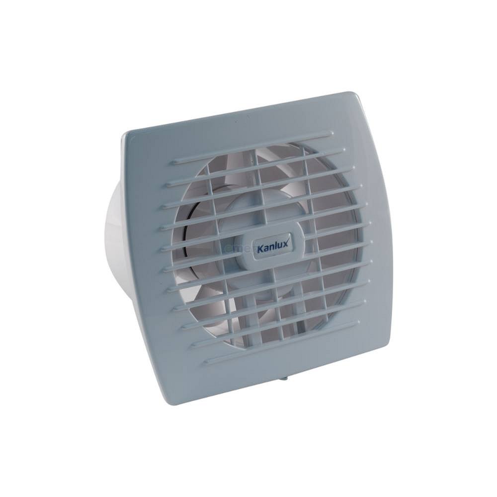 Ventilátor přírubový, určený pro odsávání vzduchu z místností, vybaven čidlem vlhkosti umožňující sepnutí ventilátoru po dosažení nastavené úrovně vlhkosti, 230 VAC, 150m3/h, 38dB, 19W, průměr výstupního hrdla 120mm, bílý plast.