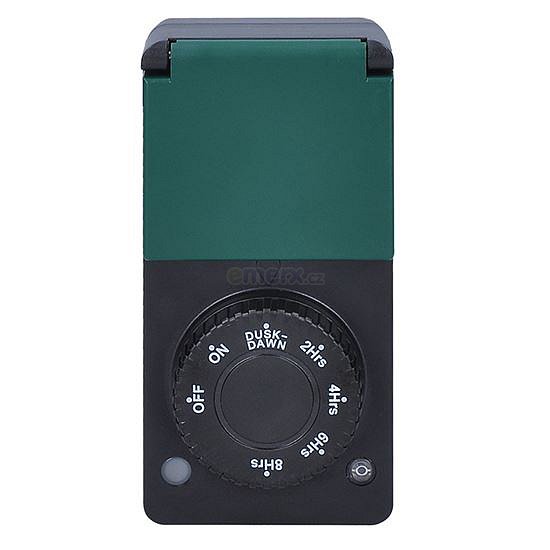 Časovač se soumrakovým senzorem SOLIGHT DT34A