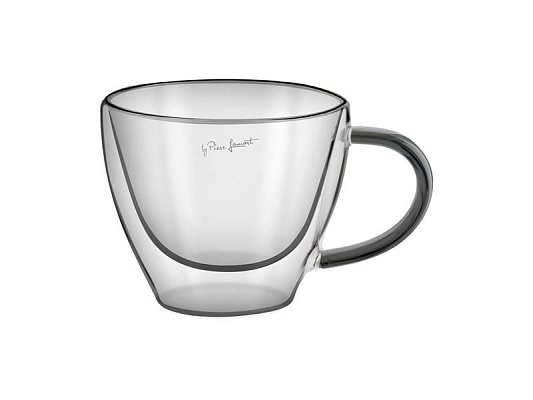 Sklenice LAMART LT9117 Vaso cappuccino 2ks 190ml Black