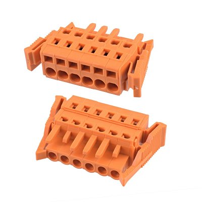 Násuvná zásuvka (female) na kabel, oranžová. 320V/16A