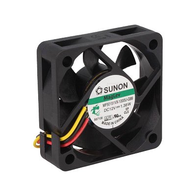 12V/110mA; 1,32W; 50x50x15mm; 7200 RPM; 38,1dB; VAPO MagLev