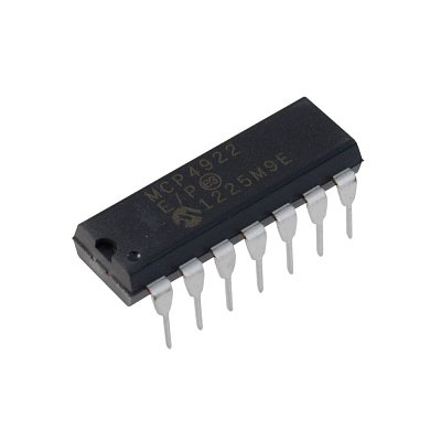 2x 12bit DAC převodník, PDIP-14