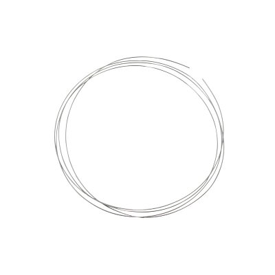 Odporový drát - chrom-nikl (20%/80%); R=5,5 ohm/m; d=0,5mm; délka: 3m