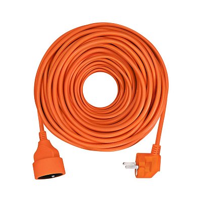 Prodlužovací kabel 3 x 1,5mm2, 230V, 20m, 1x zásuvka, oranžový