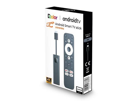 Multimediální centrum LTC LXDVB701G Android TV stick