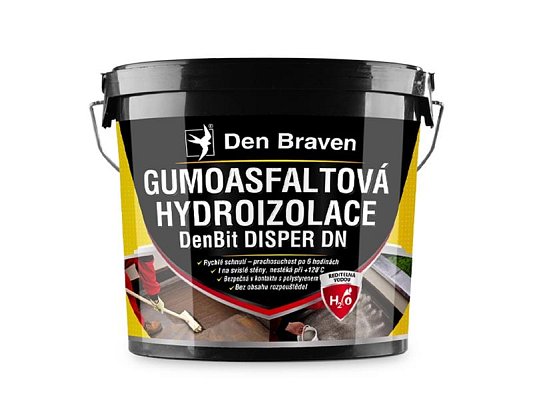 Gumoasfaltová hydroizolace DEN BRAVEN DenBit DISPER DN 5kg