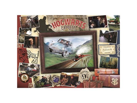 Puzzle TREFL Harry Potter - Bradavický expres 934 dílků