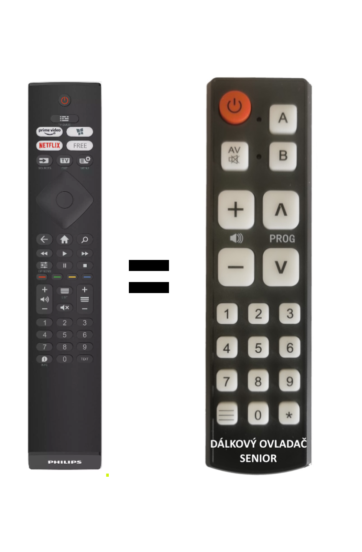 Philips 996592302286 replacement remote control