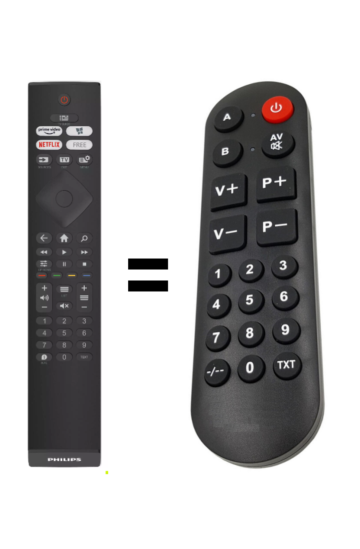 Philips 996592302286 replacement remote control