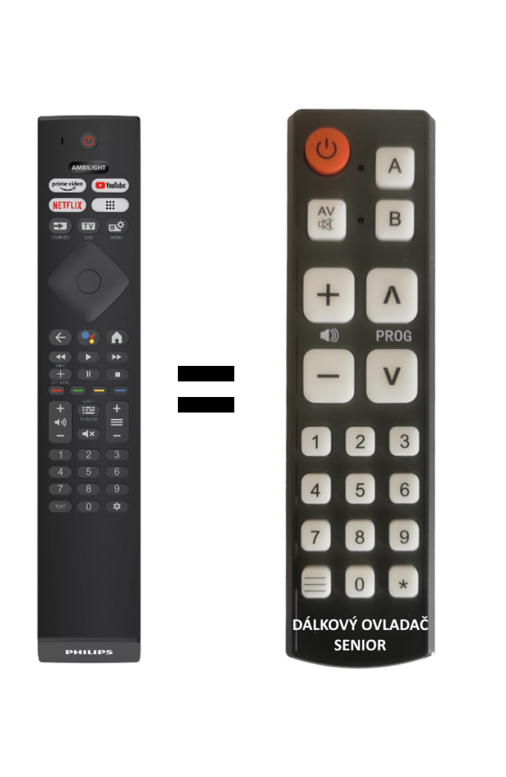 Philips 996592300991 replacement remote control