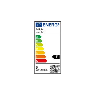 LED žárovka E27, 6W, 230VAC, teplá bílá 3000K, miniglobe, 510lm (WZ412)