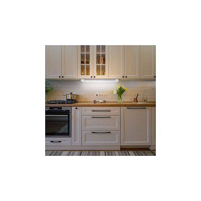 LED lineární svítidlo podlinkové, 10W, 4100K, 3-stupňové stmívaní, vypínač, hliník, 58cm