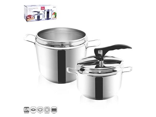 Hrnec tlakový ORION Profi Duo 7l+4l