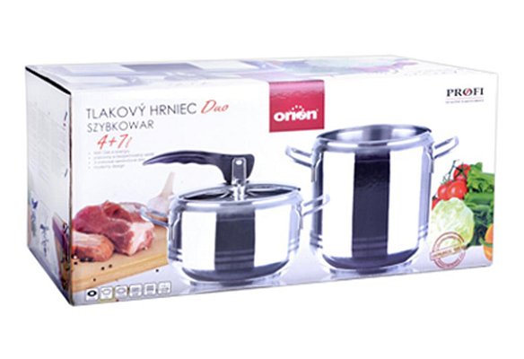 Hrnec tlakový ORION Profi Duo 7l+4l
