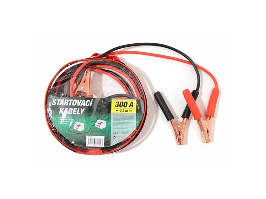 Kabely startovací 300A 2,5m COMPASS 01122