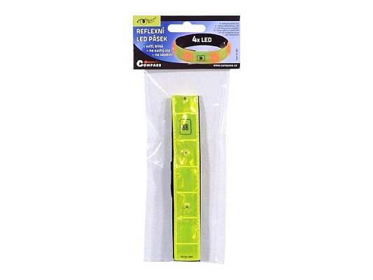 Reflexní LED pásek COMPASS 01587
