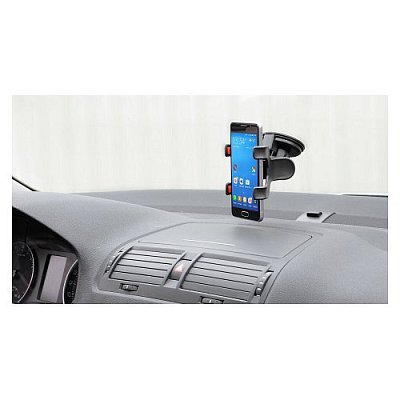 Držák do auta COMPASS 06255 Double Clips s přísavkou