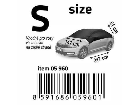 Plachta ochranná na auto COMPASS 05960 vel.S