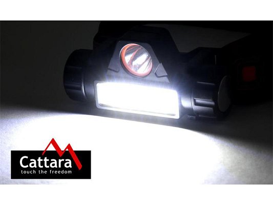 Svítilna čelovka CATTARA 13126 nabíjecí