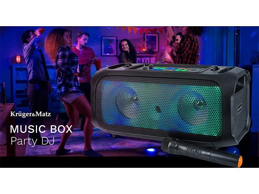 Reproduktor Bluetooth KRUGER & MATZ Music Box Party Dj KM0560