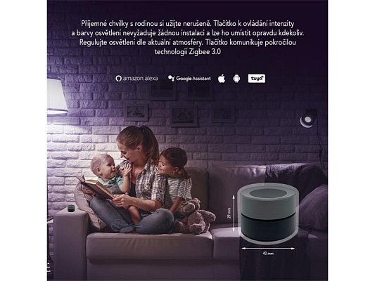 Smart otočný vypínač IMMAX NEO 07768L ZigBee Tuya