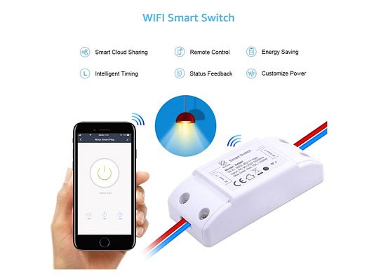 Smart spínač osvětlení WOOX R4967 WiFi Tuya