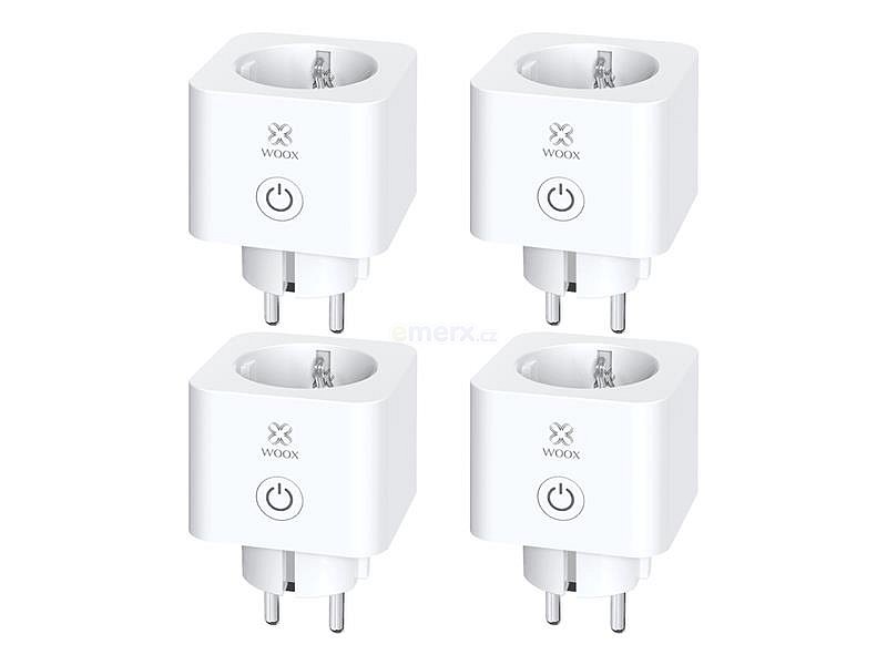 Smart sada zásuvek WOOX R6113/4pack WiFi Tuya