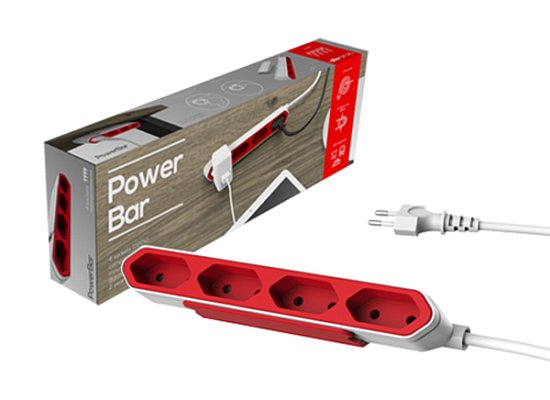 Prodlužovací kabel POWERCUBE PowerBar Red