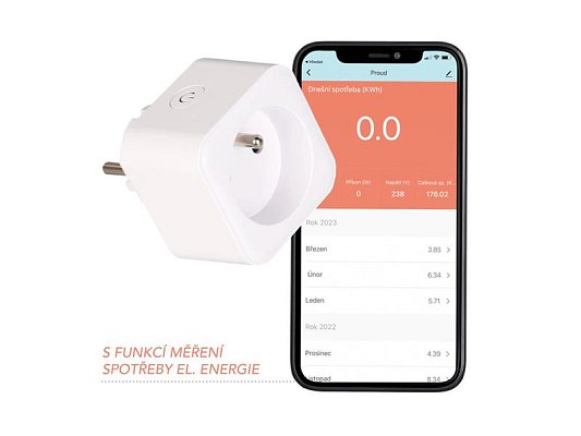 Smart zásuvka IMMAX NEO 07786L ZigBee Tuya