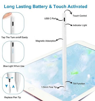 Stylus pro iOS/Windows/Android Pink