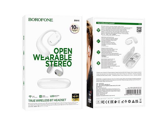 Sluchátka Bluetooth BOROFONE BW41 Prestige White
