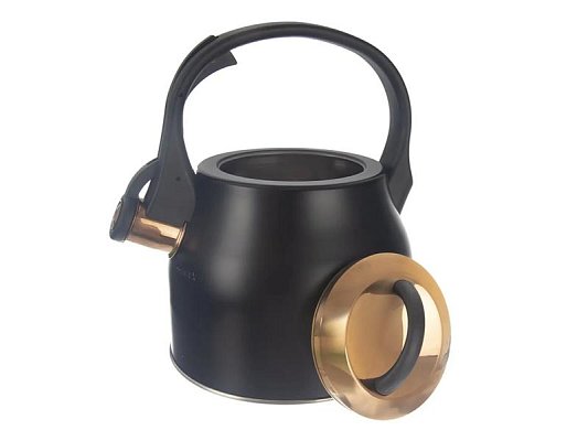 Konvice na čaj s píšťalkou ORION Rose Gold 3l