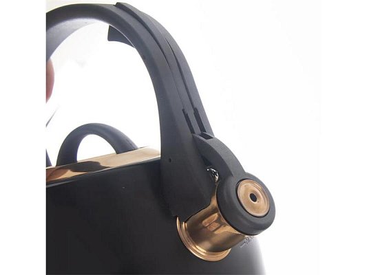 Konvice na čaj s píšťalkou ORION Rose Gold 3l
