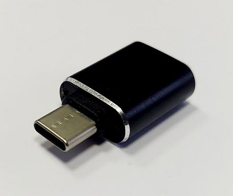 Redukce USB A - USB C, černá