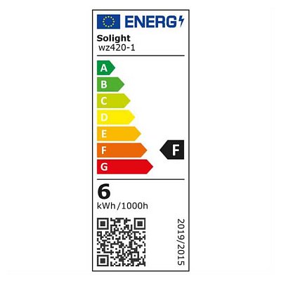 Žárovka LED E14 6W miniGLOBE bílá studená SOLIGHT WZ420-1