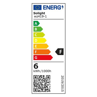 Žárovka LED E27 6W miniGLOBE bílá studená SOLIGHT WZ419-1