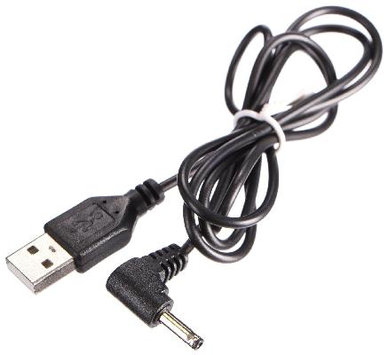 Náhradní napájecí USB kabel DC jack 3,5x1,35mm, pro difuzéry Flower a Ball SIXTOL
